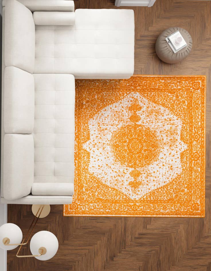 Detail image of 7' 10 x 7' 10 Bexley Square Rug