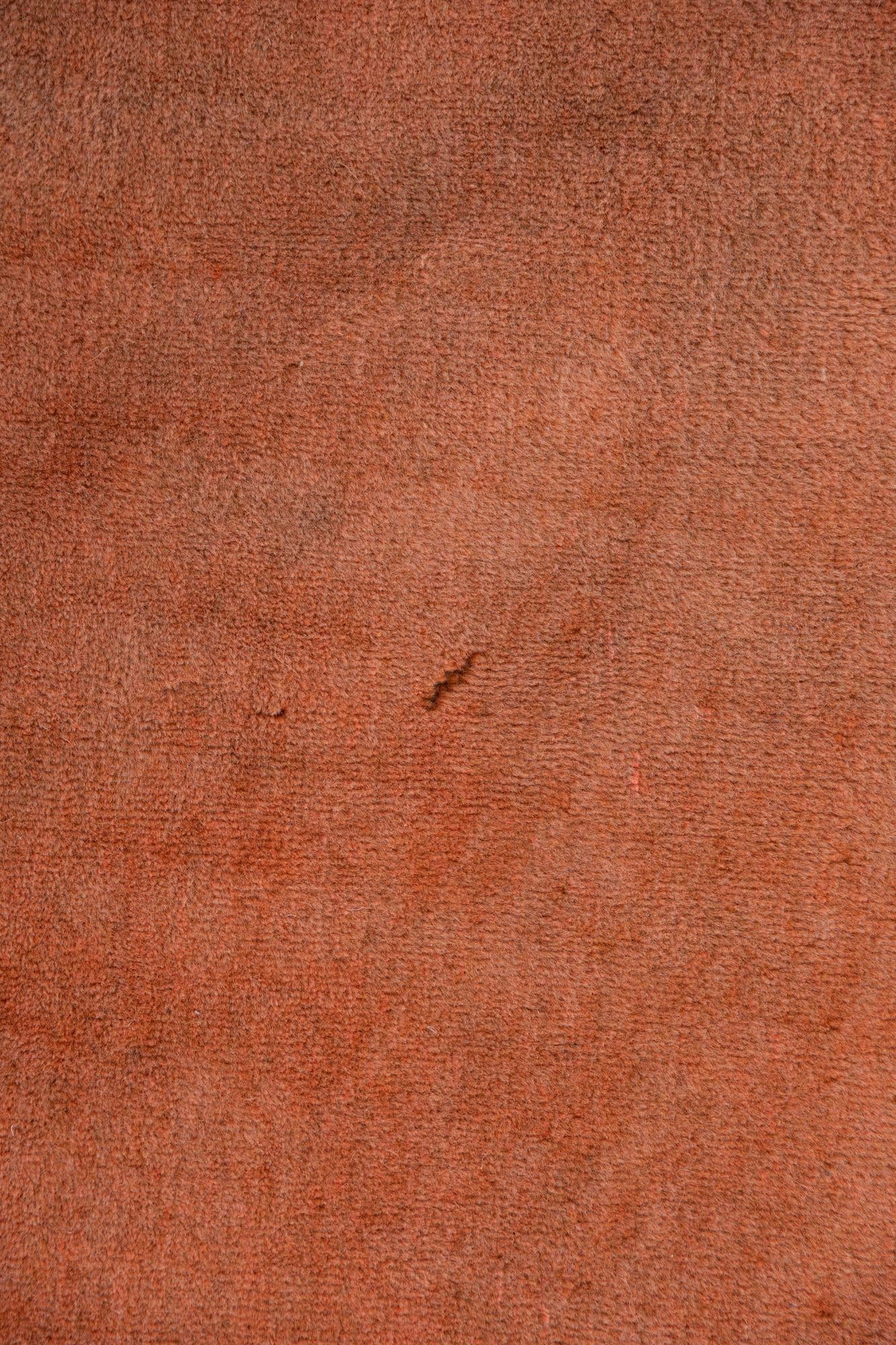 4' 3 x 4' 7 Hand Knotted Gabbeh Wool Square Rug