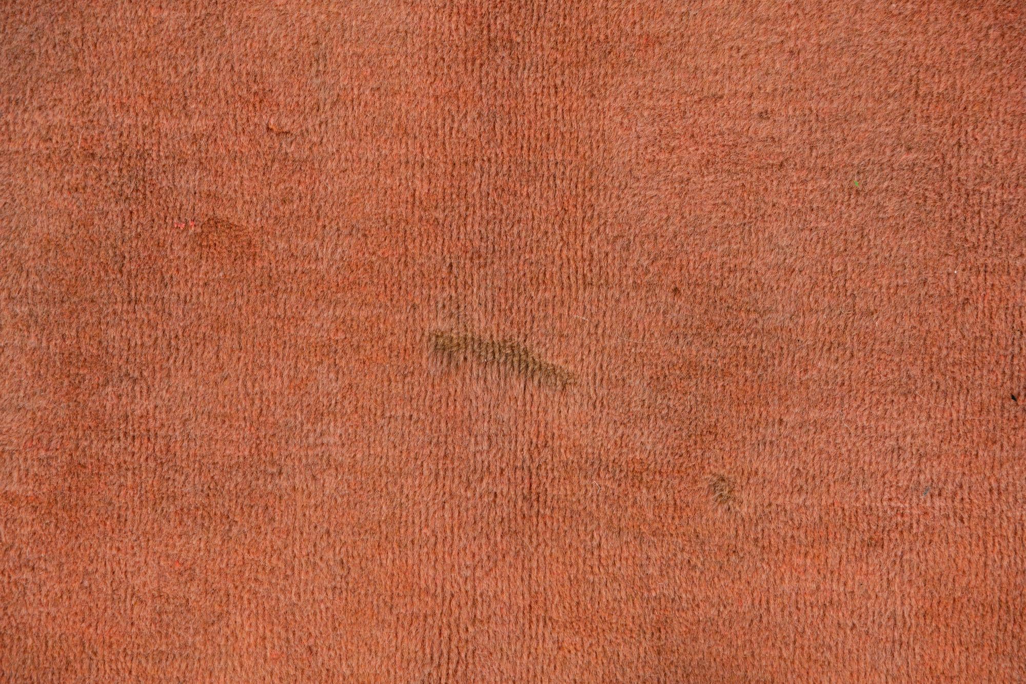 4' 3 x 4' 7 Hand Knotted Gabbeh Wool Square Rug