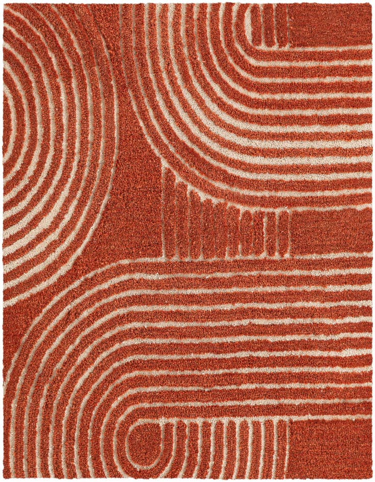 Detail image of 6' 1 x 6' 1 Handtufted Wool Square Rug