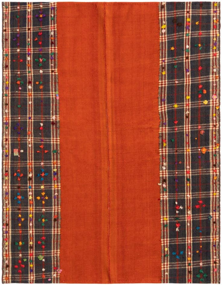 Detail image of 4' 1 x 5' 5 Jajim Square Rug