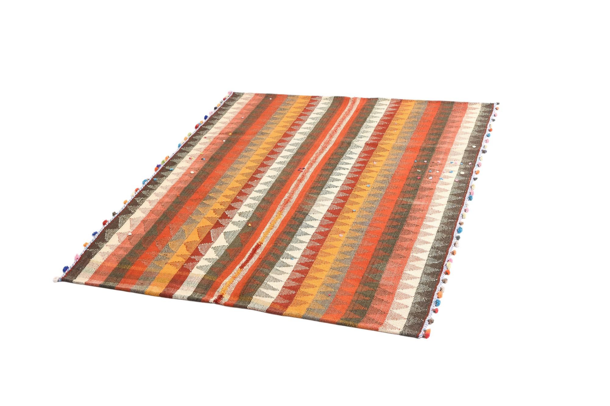 4' 6 x 5' 3 Jajim Square Rug