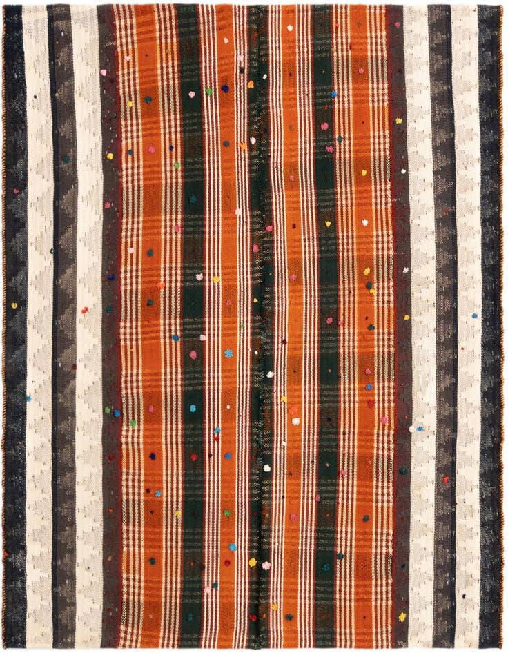 Detail image of 5' x 5' 7 Jajim Square Rug