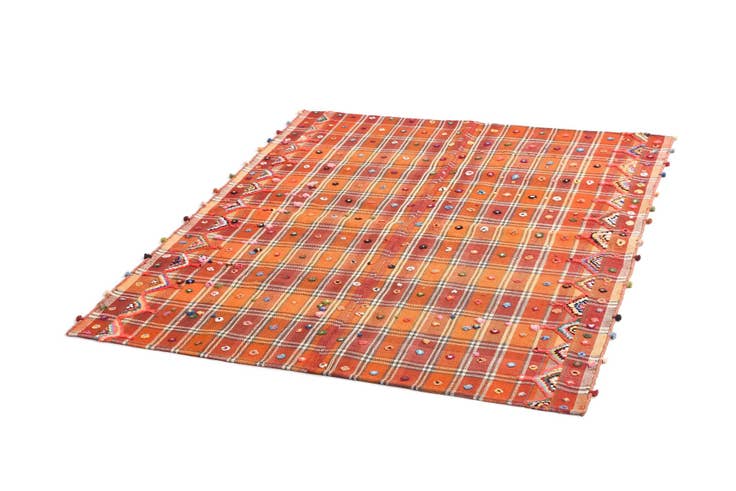 Detail image of 4' 9 x 5' 8 Jajim Square Rug