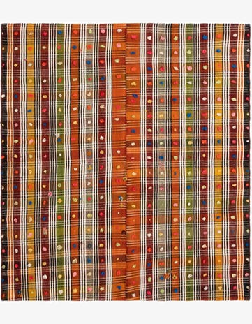 5' 2 x 5' 9 Jajim Square Rug