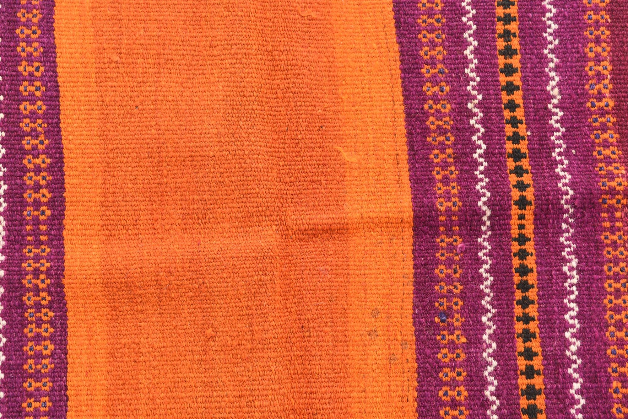 2' 10 x 3' 9 Hand Woven Kilim Afghan Wool Square Rug