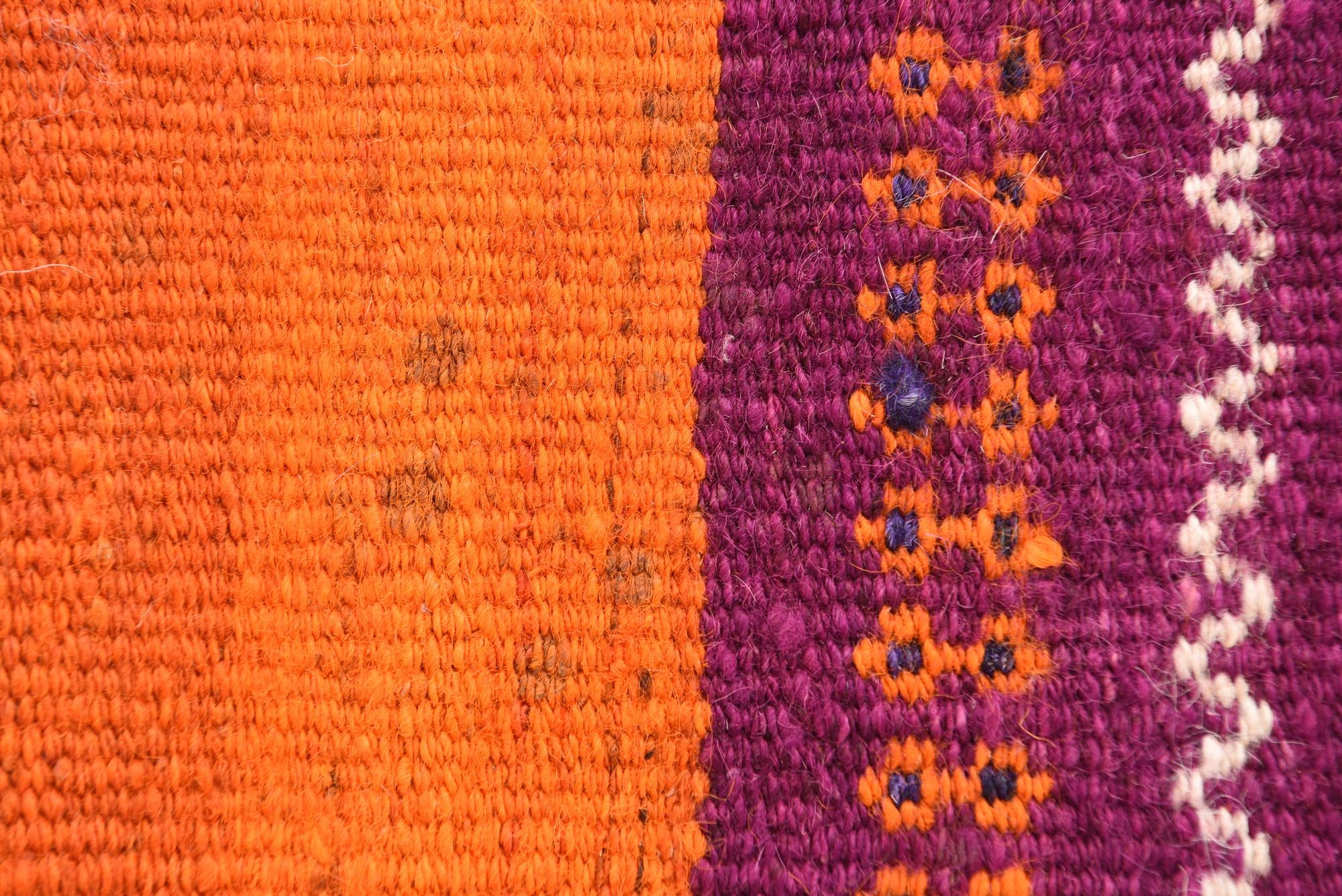 2' 10 x 3' 9 Hand Woven Kilim Afghan Wool Square Rug