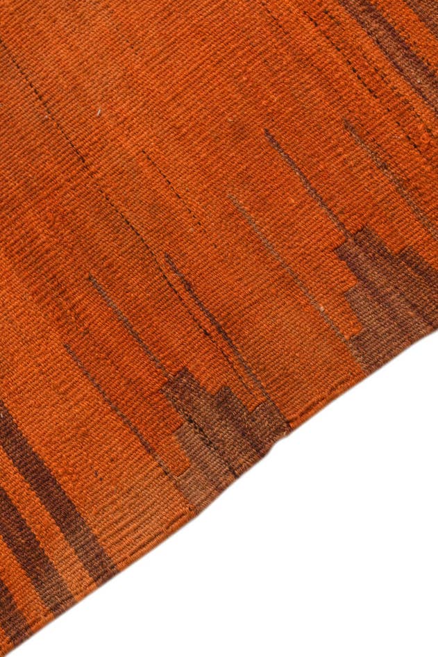 Detail image of 3' x 3' 6 Hand Woven Kilim Fars Wool Square Rug