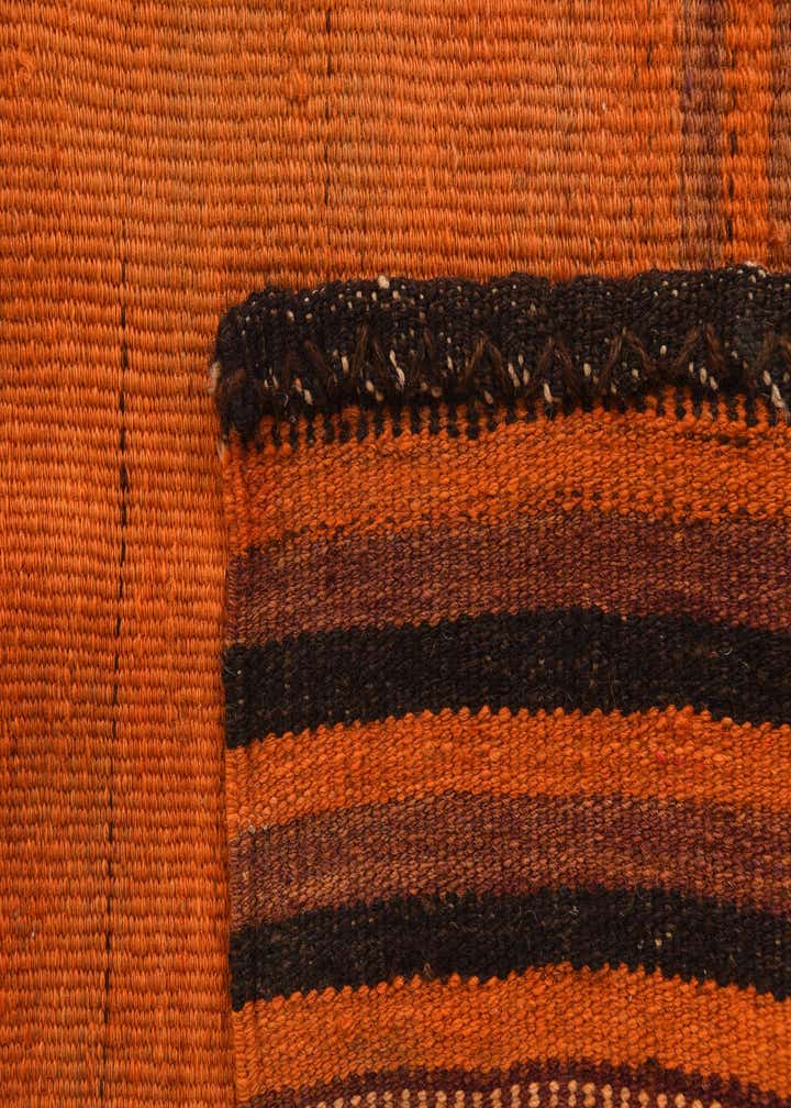 3' x 3' 6 Hand Woven Kilim Fars Wool Square Rug