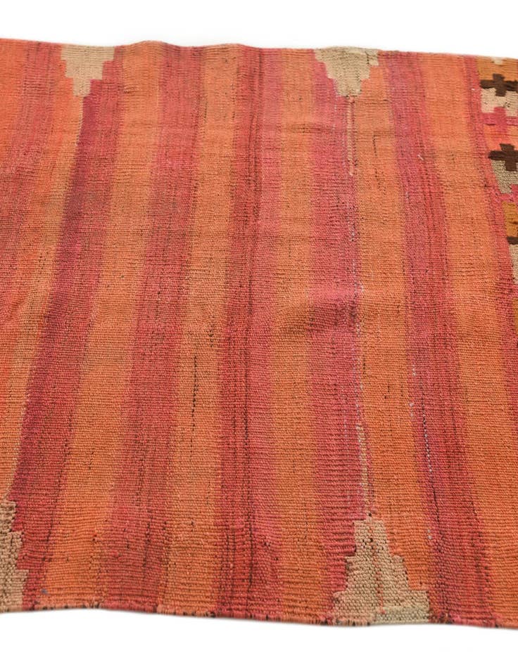 Detail image of 3' 1 x 3' 8  Hand Woven Kilim Fars Wool Square Rug