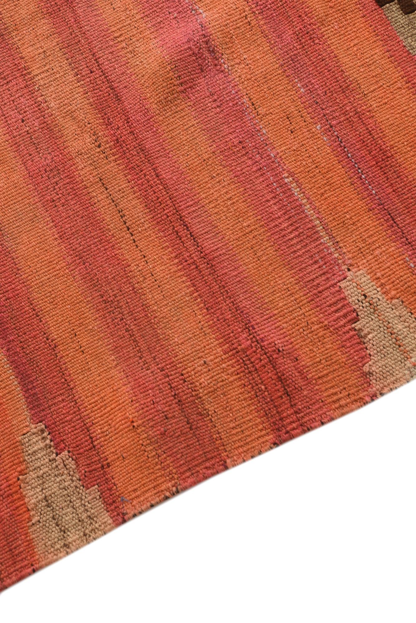 95cm x 110cm Tejido a mano Kilim Fars Alfombra Lana Cuadrado