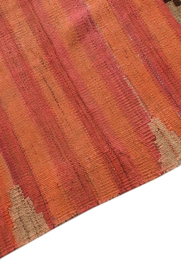 Detail image of 3' 1 x 3' 8 Hand Woven Kilim Fars Wool Square Rug