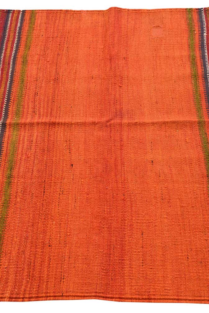 3' 6 x 3' 6 Hand Woven Kilim Fars Wool Square Rug