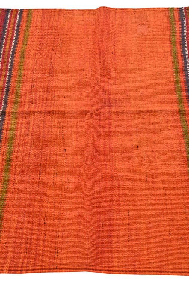 Detail image of 3' 6 x 3' 6 Hand Woven Kilim Fars Wool Square Rug