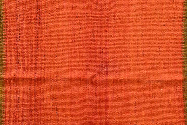 3' 6 x 3' 6 Hand Woven Kilim Fars Wool Square Rug