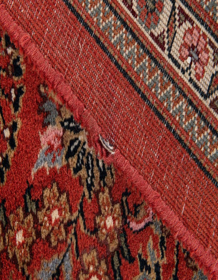 Detail image of 8' 1 x 8' 5 Hand Knotted Sarough Wool Square Rug