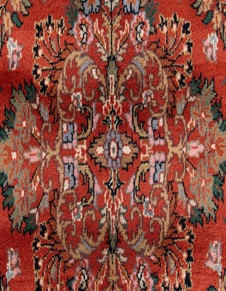 Detail image of 8' 1 x 8' 5 Hand Knotted Sarough Wool Square Rug