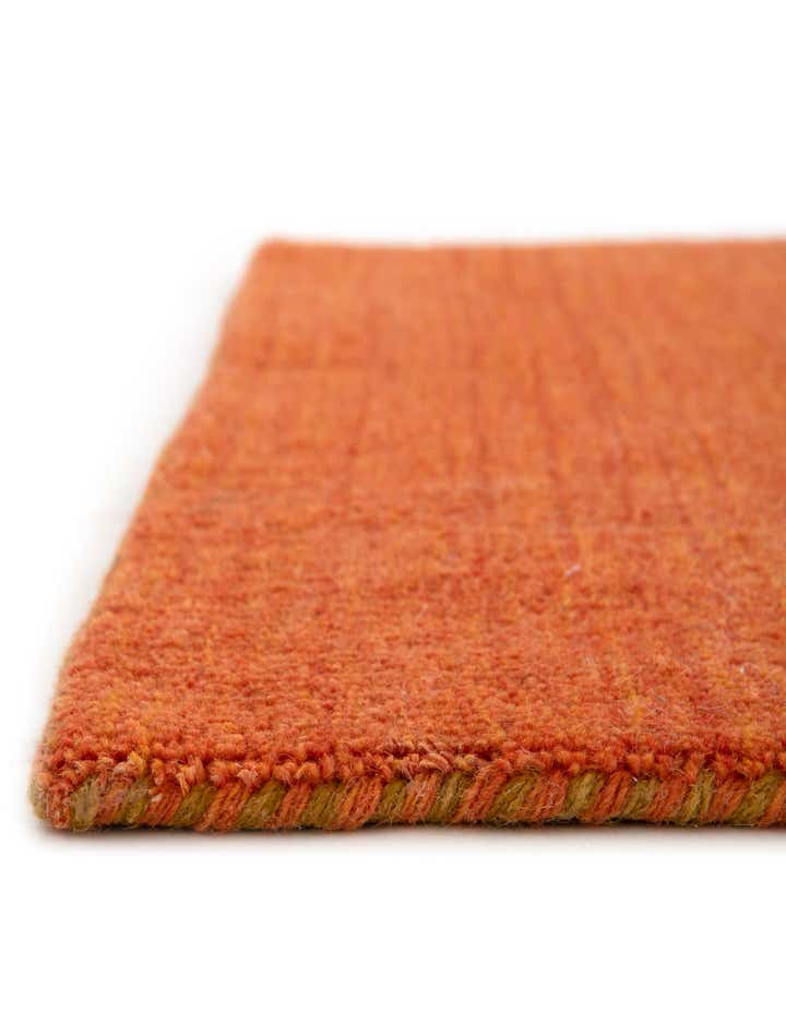 9' 10 x 9' 10 Hand Knotted Solid Gabbeh Wool Square Rug