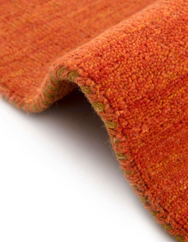 9' 10 x 9' 10 Hand Knotted Solid Gabbeh Wool Square Rug
