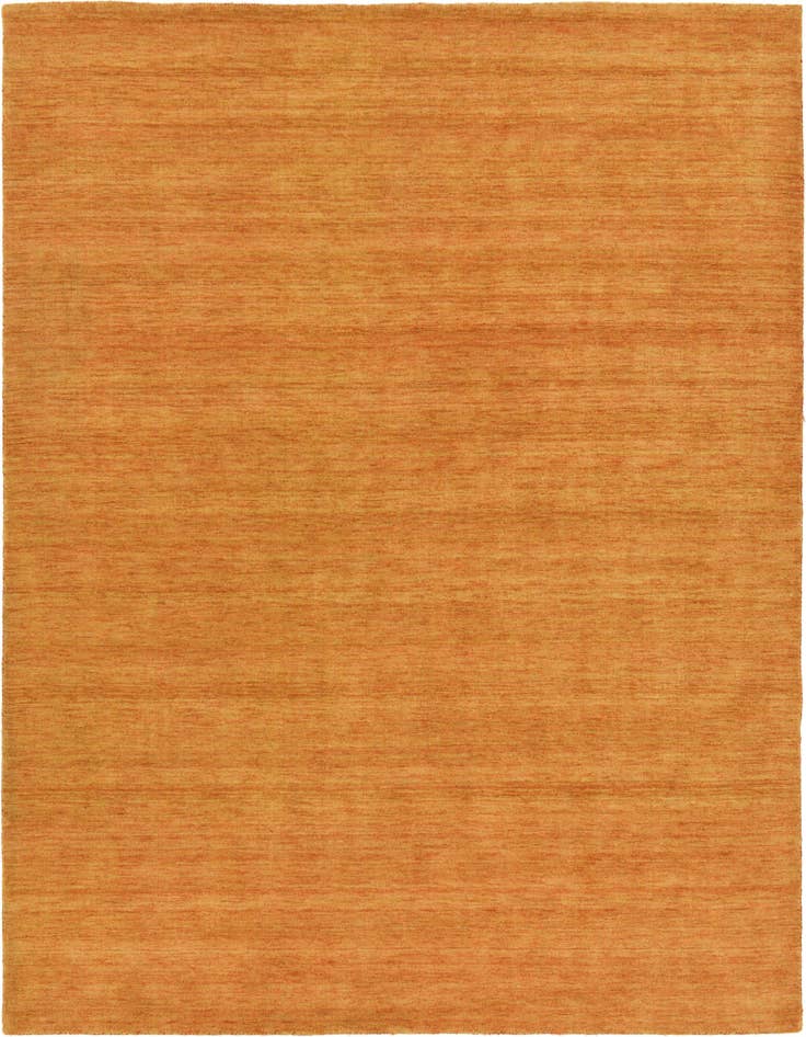 Detail image of 9' 10 x 9' 10 Hand Knotted Solid Gabbeh Wool Square Rug