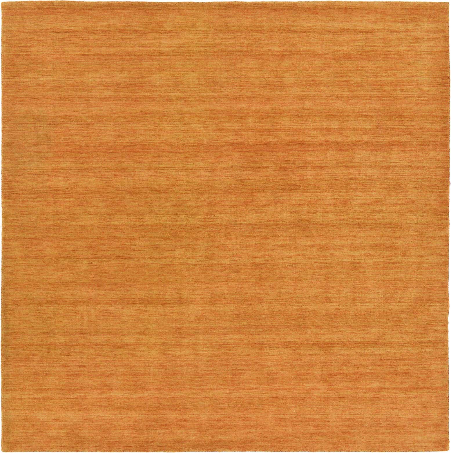 9' 10 x 9' 10 Hand Knotted Solid Gabbeh Wool Square Rug