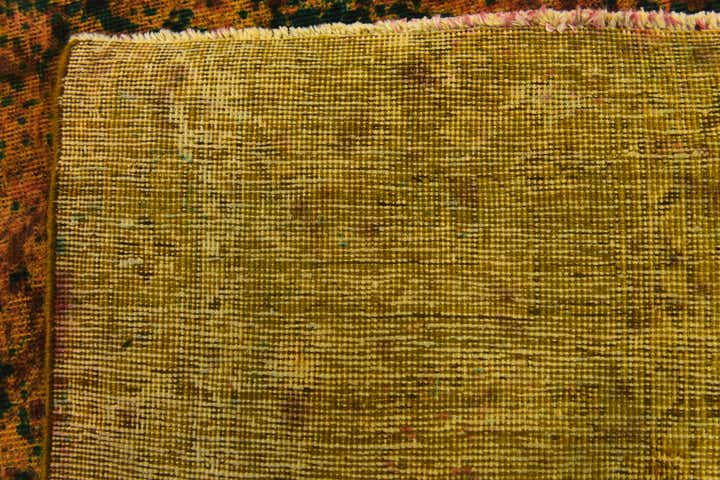 9' 8 x 10' 4 Hand Knotted Ultra Vintage Persian Wool Square Rug