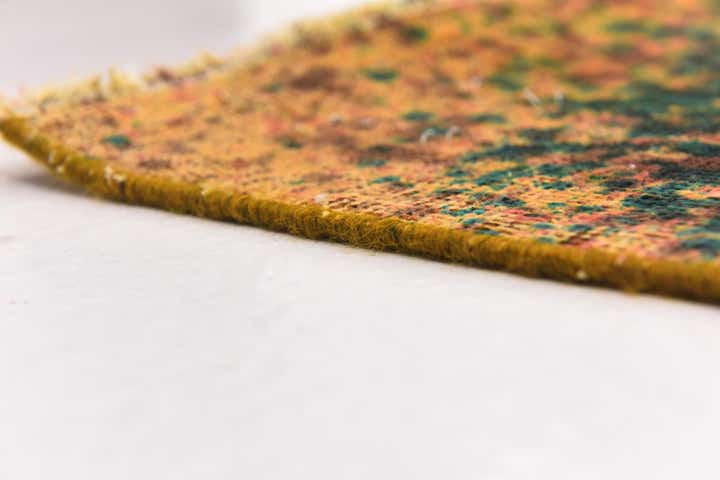 9' 8 x 10' 4 Hand Knotted Ultra Vintage Persian Wool Square Rug