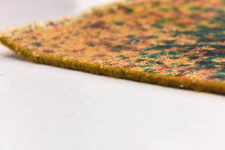 Detail image of 9' 8 x 10' 4 Hand Knotted Ultra Vintage Persian Wool Square Rug