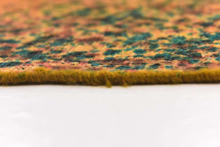 9' 8 x 10' 4 Hand Knotted Ultra Vintage Persian Wool Square Rug