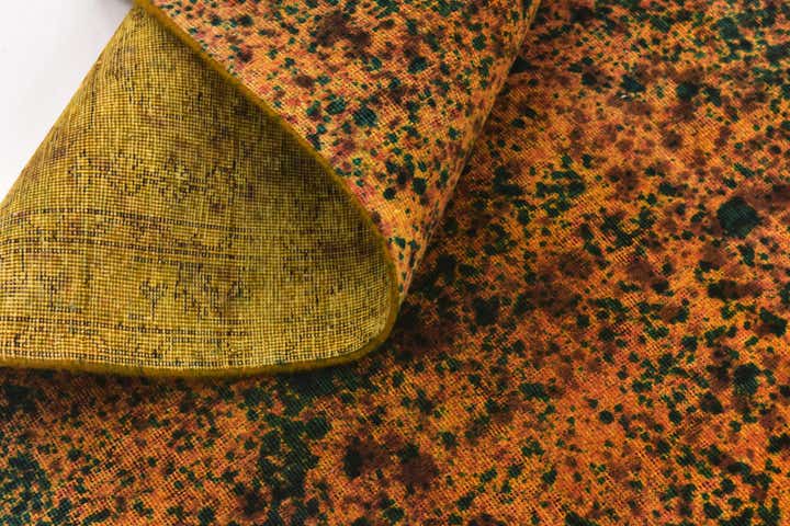 9' 8 x 10' 4 Hand Knotted Ultra Vintage Persian Wool Square Rug