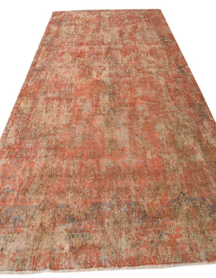 Detail image of 9' 6 x 12' 9 Hand Knotted Ultra Vintage Persian Wool Rug