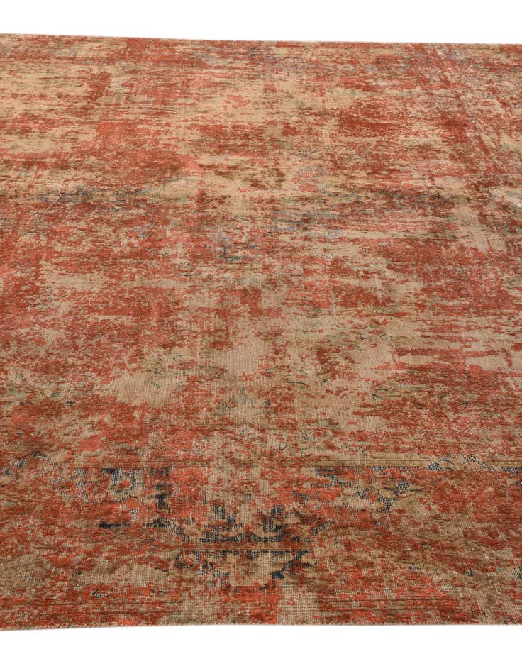 Detail image of 9' 6 x 12' 9 Hand Knotted Ultra Vintage Persian Wool Rug