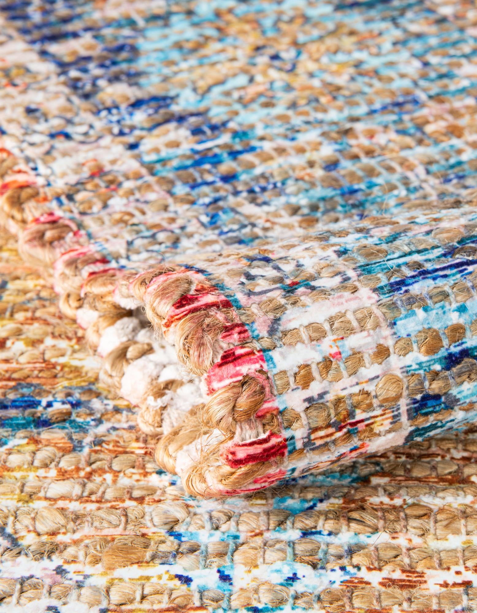7' 10 x 10' Hand Woven Chenille Jute Rug