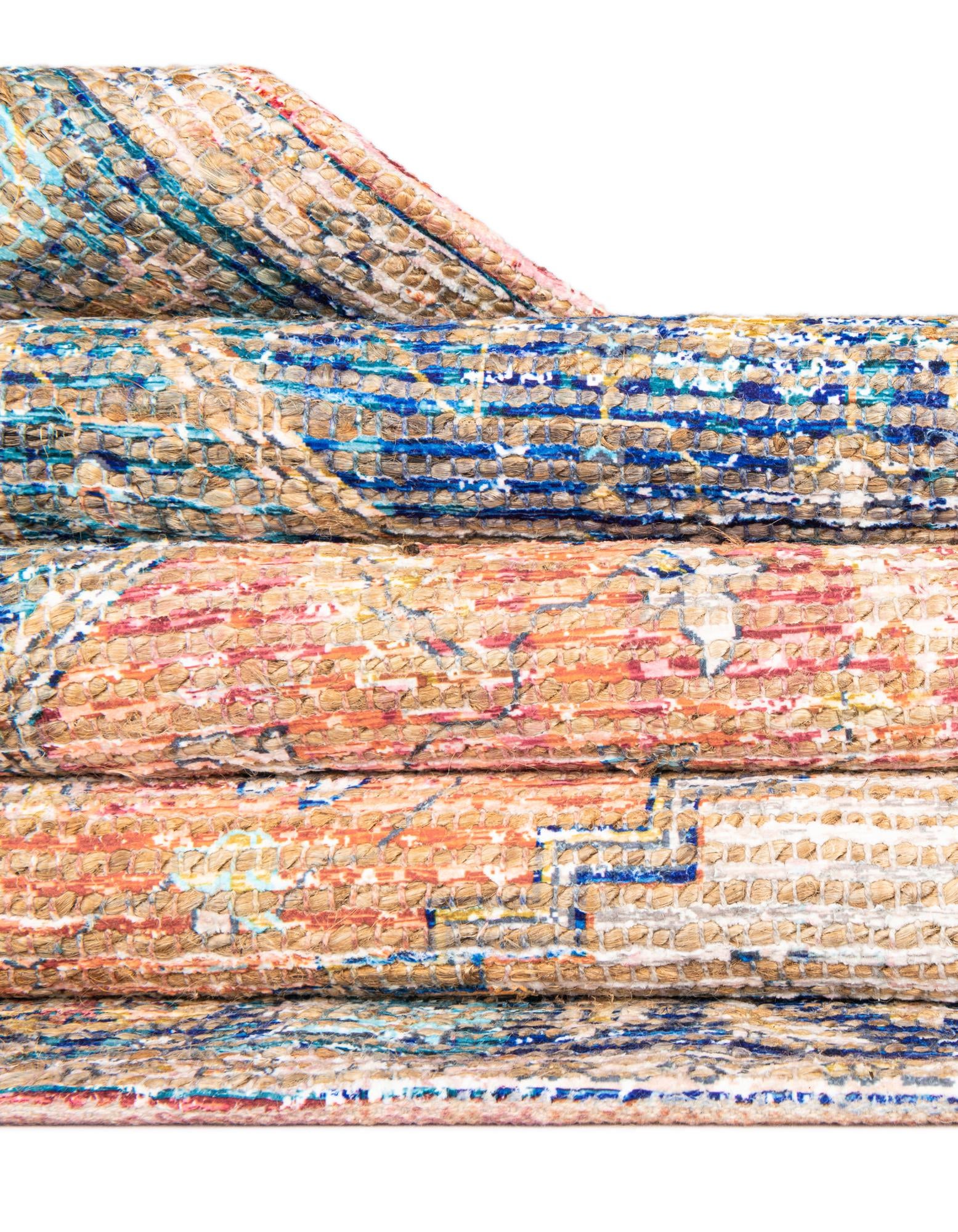 7' 10 x 10' Hand Woven Chenille Jute Rug
