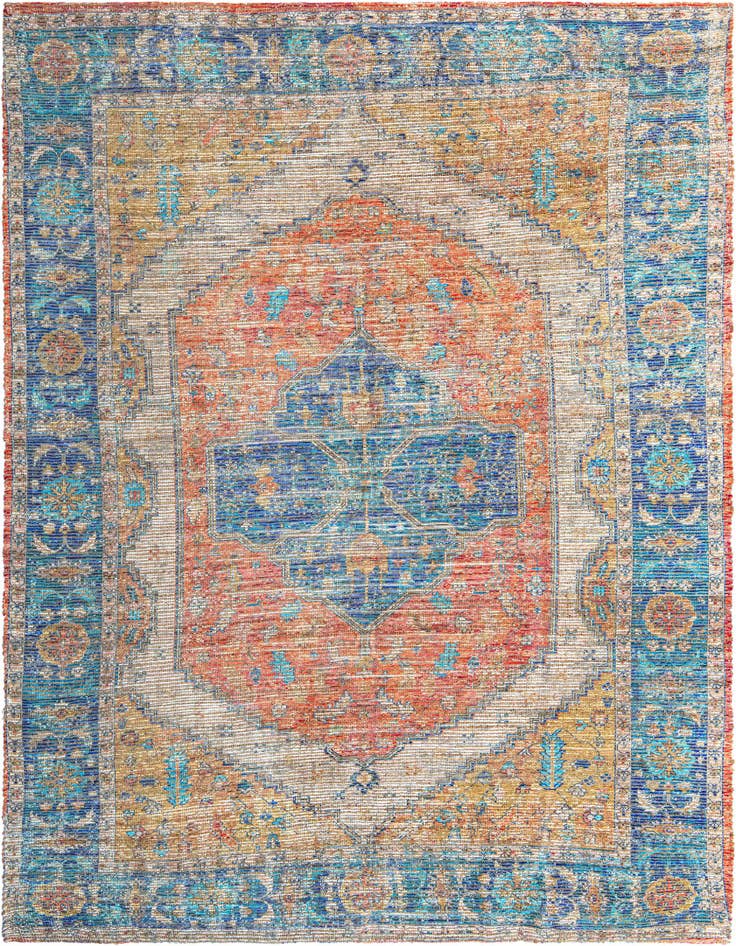 Detail image of 7' 10 x 10' Hand Woven Chenille Jute Rug