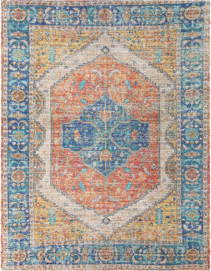 Detail image of 9' x 12' Hand Woven Chenille Jute Rug