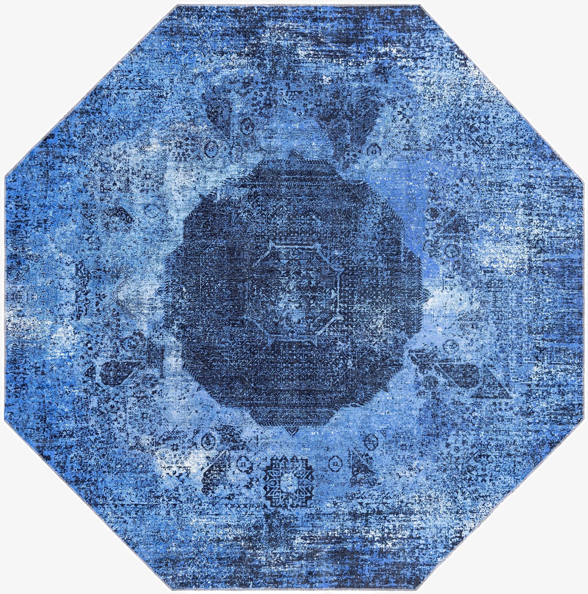 7' 10 x 7' 10  Washable Yara Octagon Rug