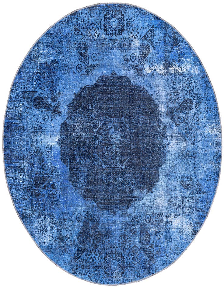 Detail image of 6' x 6' Washable Yara Round Rug