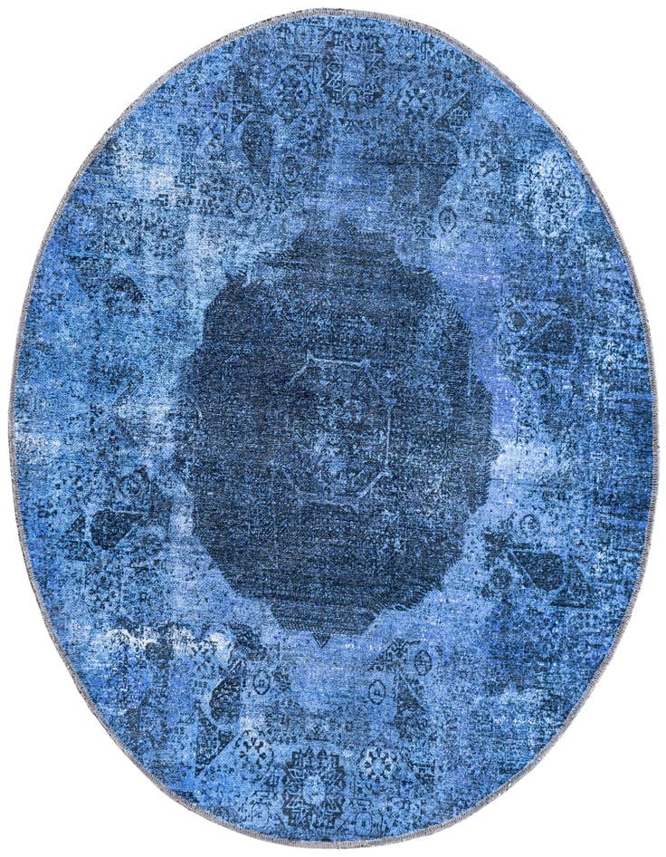 Detail image of 4' x 4' Washable Yara Round Rug