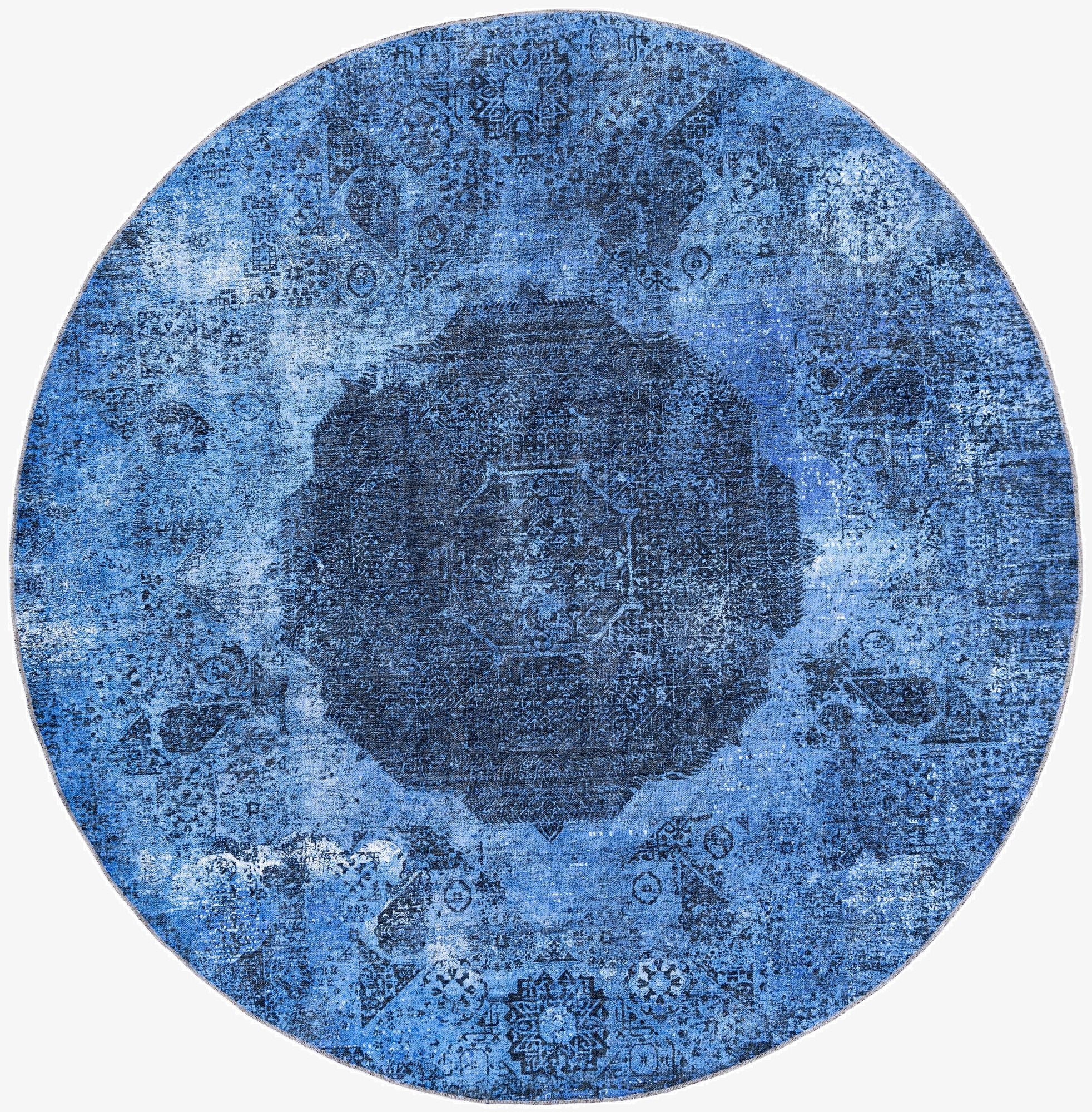 7' 10 x 7' 10  Washable Yara Round Rug
