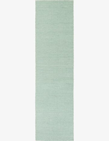 Palm Green Easy-Clean Jill Zarin Palm Springs Indoor / Outdoor Runner Rug
