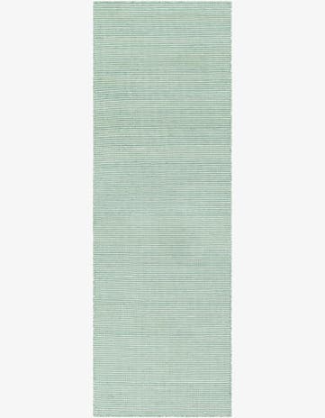 Palm Green Easy-Clean Jill Zarin Palm Springs Indoor / Outdoor Runner Rug