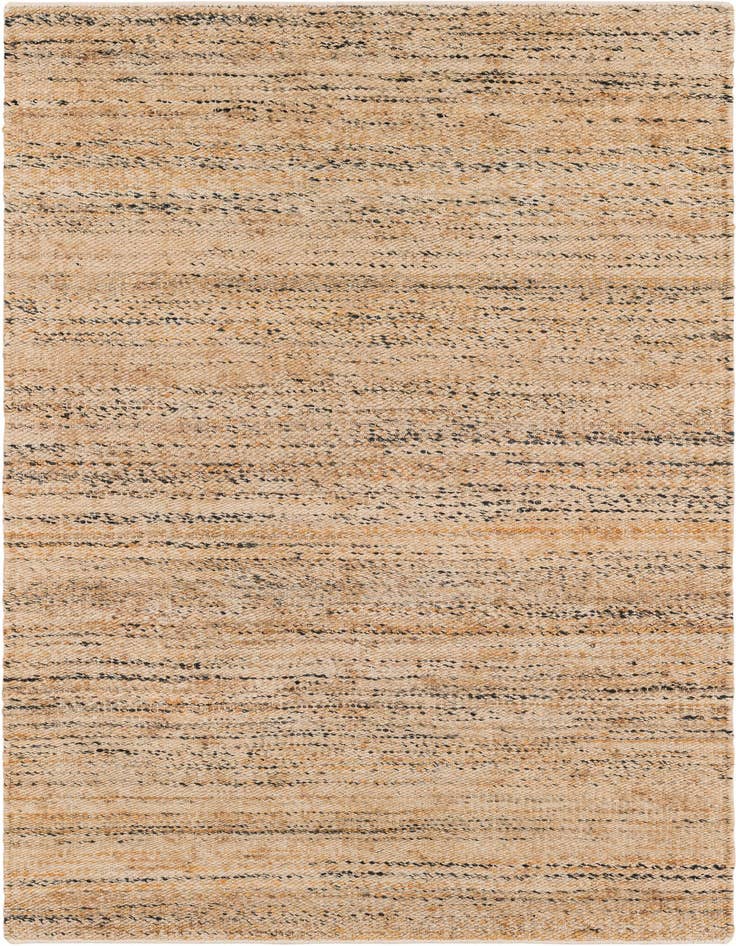 Detail image of 4' 1 x 6' 1 Hand Woven Palm Beach Jute Rug