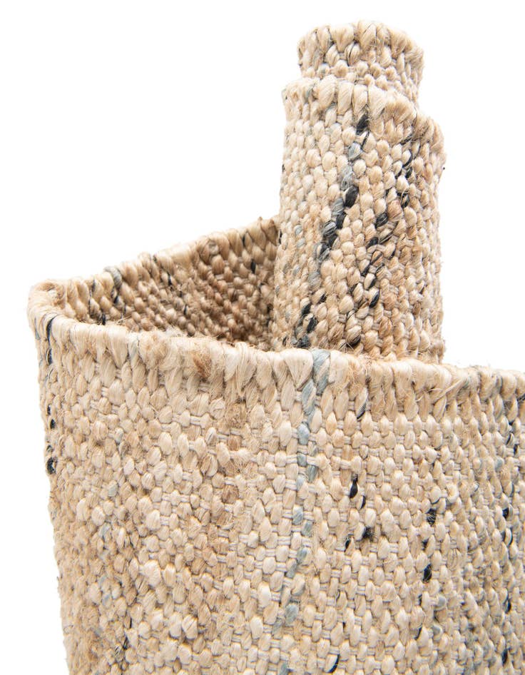 Detail image of 6' 1 x 9' Hand Woven Palm Beach Jute Rug