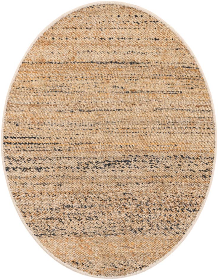 Detail image of 3' 1 x 3' 1 Hand Woven Palm Beach Jute Round Rug