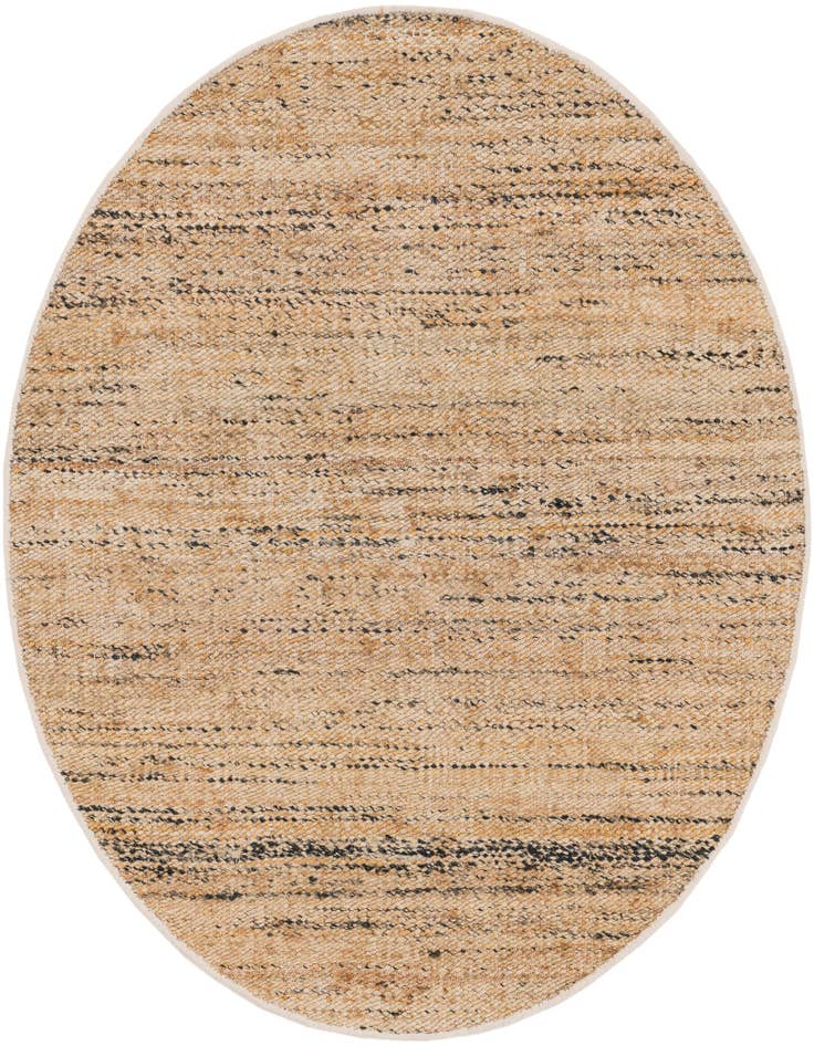 Detail image of 4' 1 x 4' 1 Hand Woven Palm Beach Jute Round Rug