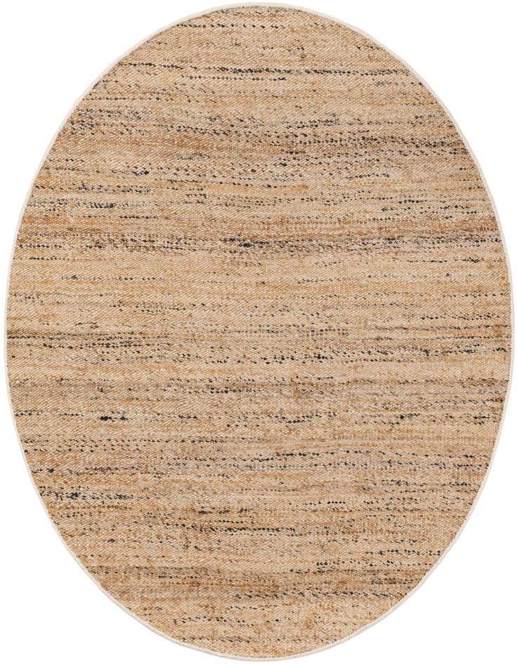 Detail image of 5' 3 x 5' 3 Hand Woven Palm Beach Jute Round Rug