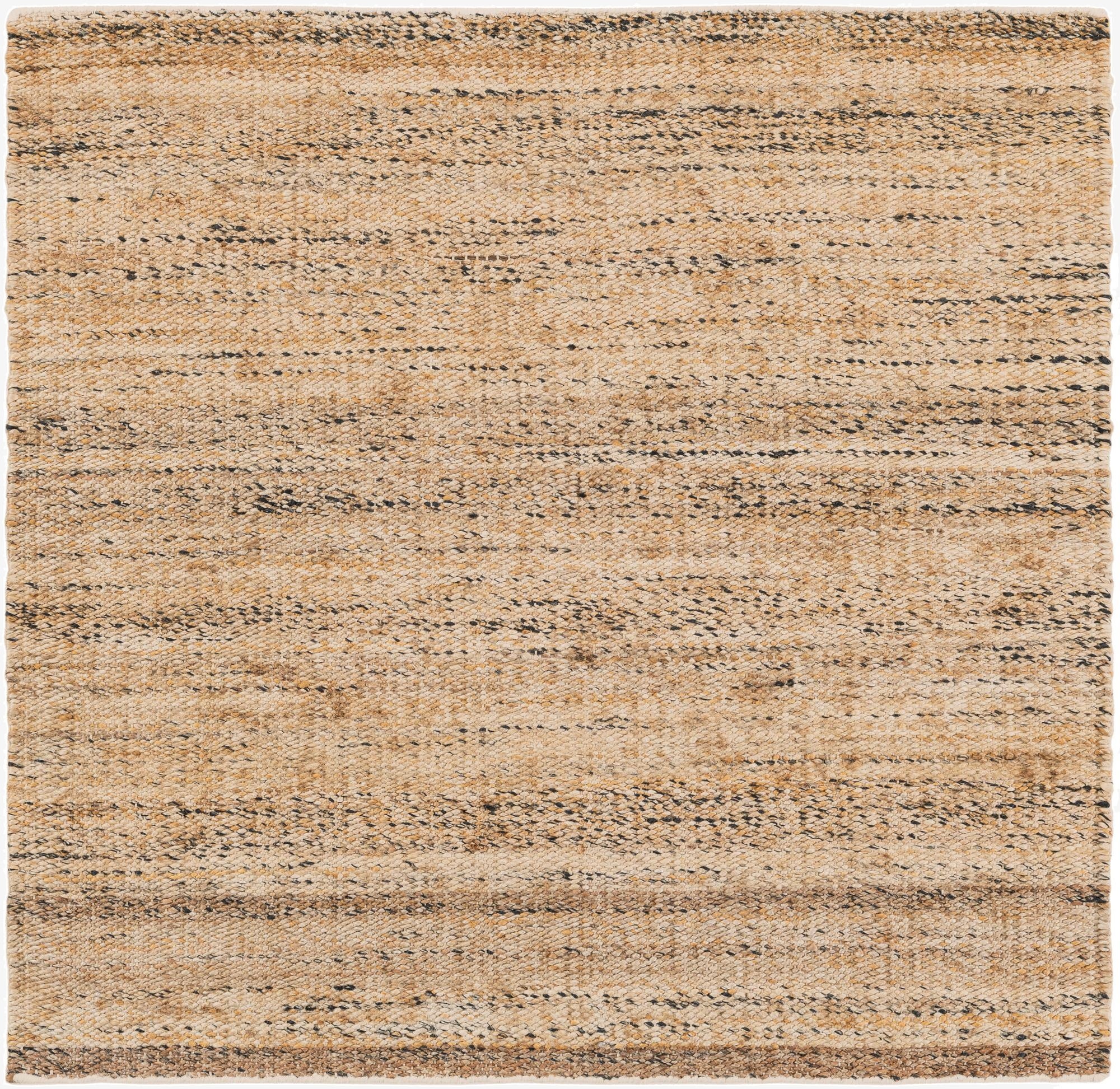 4' 1 x 4' 1  Hand Woven Palm Beach Jute Square Rug