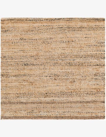 Palomino Ivory Hand Woven Palm Beach Jute Square Rug