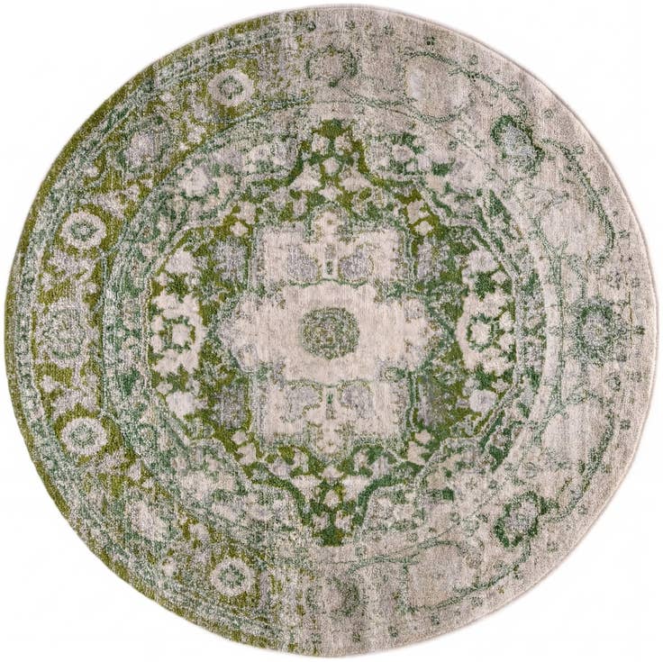 Detail image of 5' x 5' Madeline Vintage Round Rug